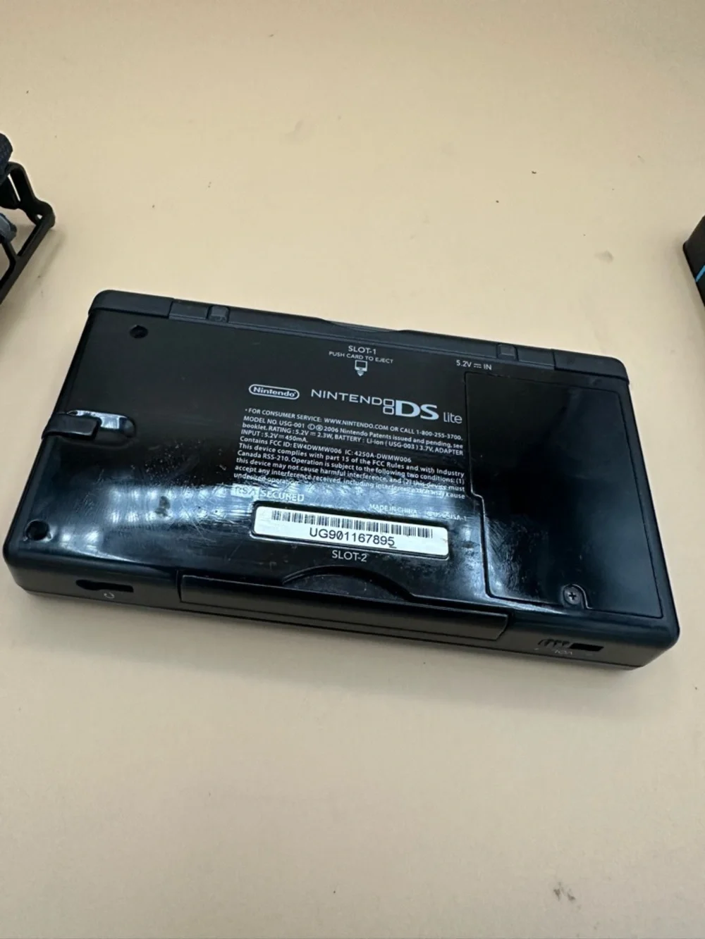 Nintendo DS Lite Black Dual-Screen Handheld
